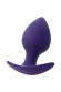 Анальная втулка ToDo by Toyfa Glob, силикон, фиолетовая, 8 см, 4 см