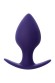 Анальная втулка ToDo by Toyfa Glob, силикон, фиолетовая, 8 см, 4 см
