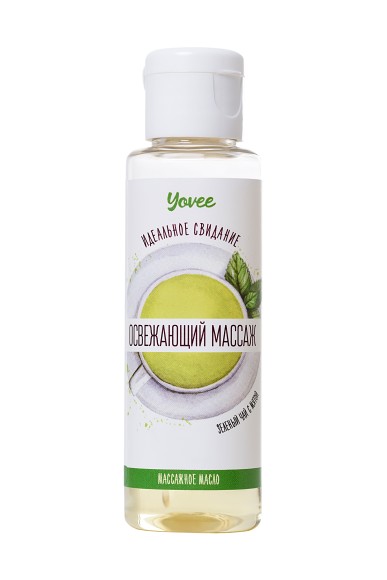 Масло для массажа Yovee by Toyfa «Освежающий массаж», с ароматом зеленого чая и мяты, 50 мл Масло для массажа Yovee by Toyfa «Освежающий массаж», с ароматом зеленого чая и мяты, 50 мл