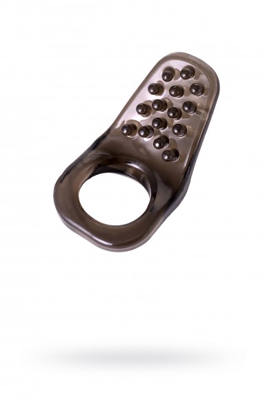 Эрекционное кольцо на пенис TOYFA XLover, Термопластичный эластомер (TPE), чёрный, 4 см