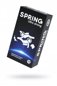 Презервативы Spring  Ultra Strong, классические, латекс, 17,5 см, 12 шт