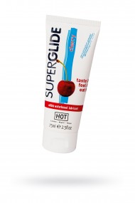 Съедобная смазка на водной основе Superglide  для орального секса со вкусом вишни 75 мл