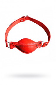 Кляп Sitabella красный, кожа