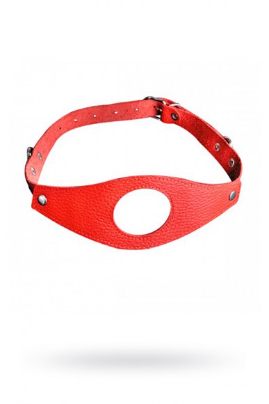 Кляп Sitabella красный, кожа