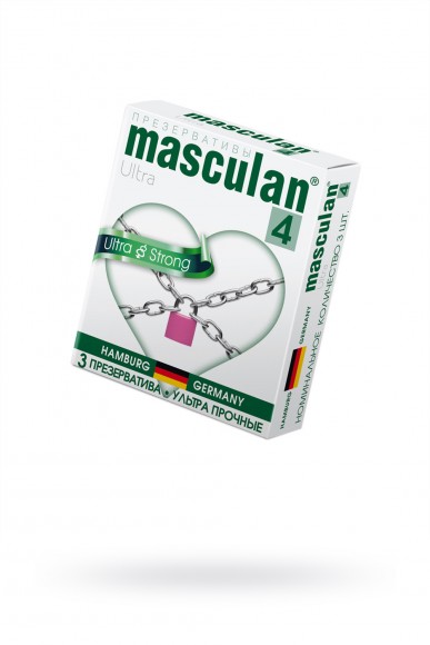 Презервативы Masculan Ultra 4, 3 шт. Ультра прочные