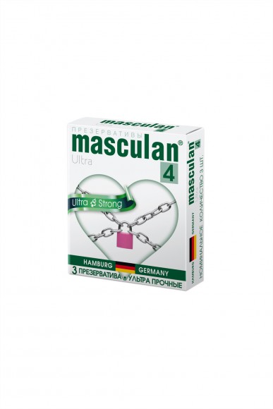 Презервативы Masculan Ultra 4, 3 шт. Ультра прочные Презервативы Masculan Ultra 4, 3 шт. Ультра прочные