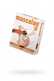 Презервативы Masculan Ultra 3, 3 шт. Продлевающие (Long Pleasure)