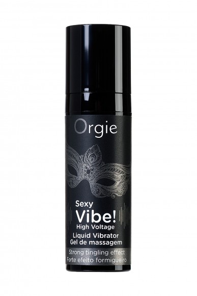 Гель для массажа ORGIE Sexy Vibe High Voltage с усиленным эффектом вибрации, 15 мл Гель для массажа ORGIE Sexy Vibe High Voltage с усиленным эффектом вибрации, 15 мл
