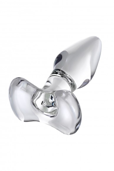 Анальная втулка Sexus Glass, стекло, прозрачная, 10,5 см, 3,5 см