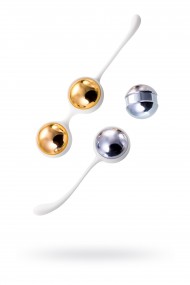 Вагинальные шарики Nalone Yany, Металл, Синий, 3,2 см