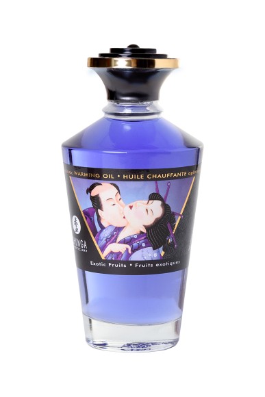 Масло для массажа Shunga Exotic Fruits, разогревающее, с ароматом экзотических фруктов, 100 мл