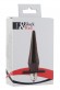 Анальная втулка Black & Red by TOYFA с вибрацией, влагостойкая, TPE, чёрная, 12,7 см, 3 см