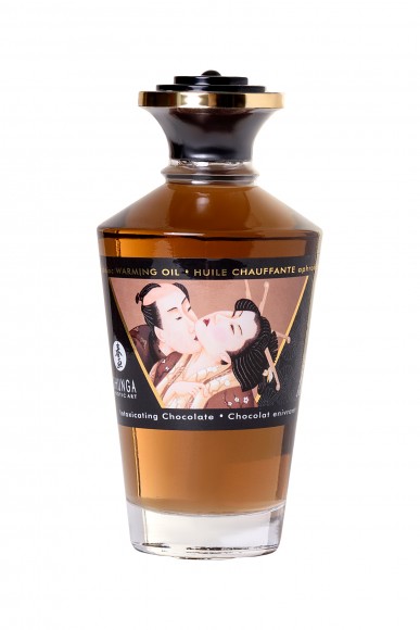 Масло для массажа Shunga Intoxicating Chocolate, разогревающее, с ароматом шоколада, 100 мл Масло для массажа Shunga Intoxicating Chocolate, разогревающее, с ароматом шоколада, 100 мл