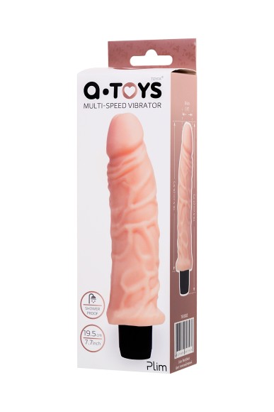Реалистичный вибратор TOYFA A-Toys Multi-Speed, TPE, режимов вибрации, 16,5 см Реалистичный вибратор TOYFA A-Toys Multi-Speed, TPE, режимов вибрации, 16,5 см