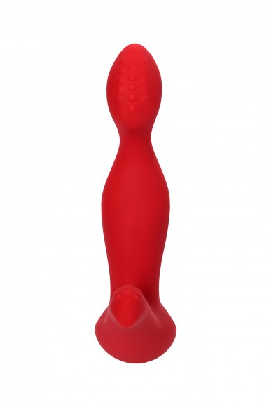 Вибростимулятор простаты ToDo by Toyfa Proman, силикон, красный, 12,5 см Вибростимулятор простаты ToDo by Toyfa Proman, силикон, красный, 12,5 см