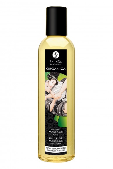 Масло для массажа Shunga Organica Aroma and Fragrance Free, натуральное, возбуждающее, без аромата Масло для массажа Shunga Organica Aroma and Fragrance Free, натуральное, возбуждающее, без аромата