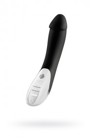 Вибратор Mystim Tickling Truman силиконовый с электростимуляцией чёрный, 27см Вибратор Mystim Tickling Truman силиконовый с электростимуляцией чёрный, 27см