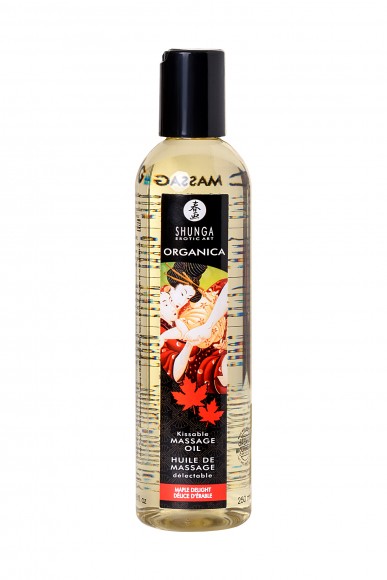 Масло для массажа Shunga Organica Maple Delight, натуральное, возбуждающее Масло для массажа Shunga Organica Maple Delight, натуральное, возбуждающее