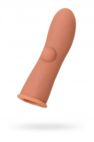 Насадка KOKOS с имитацией пирсинга, реалистичная,TPE, телесный,  12.7 см