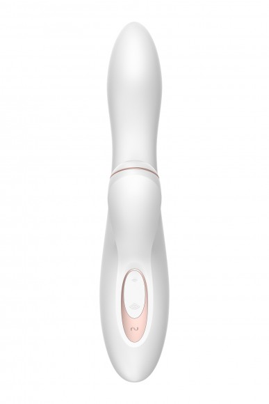 Вибратор Satisfyer Pro G-Spot Rabbit, с вакуум-волновым бесконтактным стимулятором, силикон, белый