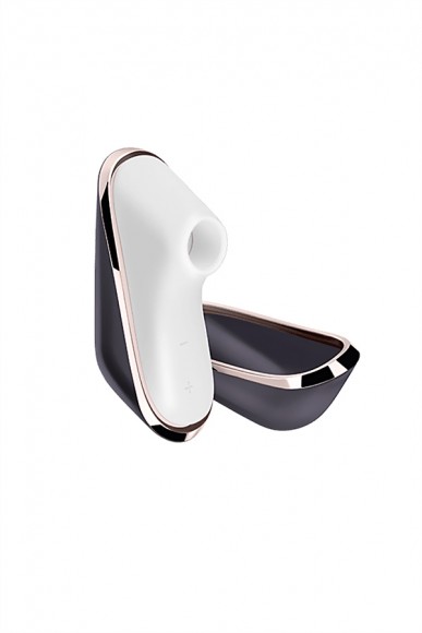 Вакуум-волновой бесконтактный стимулятор клитора Satisfyer Pro Traveler, ABS пластик+силикон, черный
