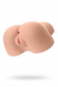 Мастурбатор реалистичный с вибрацией и ротацией  KOKOS Alice, TPR, телесный, 30 см