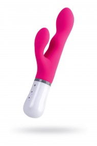Вабратор с клиторальным стимулятором Lovense Nora,силикон, розовый,20 см