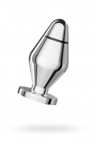 Анальная пробка Mystim John L, электростимуляция, хирургическая сталь, 10,5 см, 5 см Анальная пробка Mystim John L, электростимуляция, хирургическая сталь, 10,5 см, 5 см