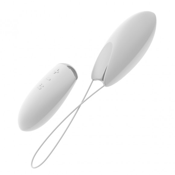 Виброяйцо на дистанционном управлении белое Виброяйцо на дистанционном управлении белое