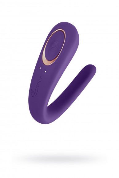 Многофункциональный стимулятор для пар Satisfyer Partner Toy, силикон, фиолетовый, 18,5 см