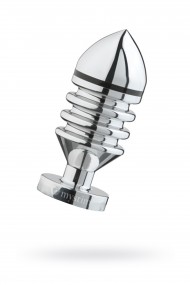 Анальная пробка Mystim Hector Helix L, электростимуляция, хирургическая сталь, 11,5 см, 5 см Анальная пробка Mystim Hector Helix L, электростимуляция, хирургическая сталь, 11,5 см, 5 см