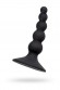 Анальная втулка POPO Pleasure by TOYFA Bootes, силикон, черная, 10 см, 2,5 см