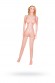 Кукла надувная Arianna с реалистичной головой, блондинка, TOYFA Dolls-X,  с двумя отверстиями
