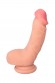 Реалистичный фаллоимитатор TOYFA RealStick Elite DILDO, TPR, телесный, 18,5 см