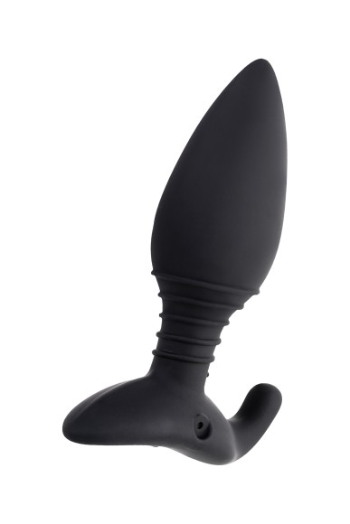 Анальная втулка Lovense Hush (S), силикон, черный, 12,1 см