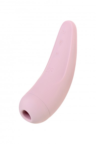 Вакуум-волновой бесконтактный стимулятор клитора Satisfyer Curvy 2+, Силикон, Розовый, 14,3 см Вакуум-волновой бесконтактный стимулятор клитора Satisfyer Curvy 2+, Силикон, Розовый, 14,3 см