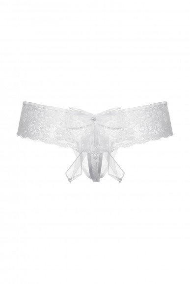 Шортики с бантиком открытые кружевные SoftLine Collection, белый, M/L Шортики с бантиком открытые кружевные SoftLine Collection, белый, M/L