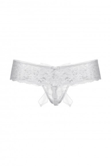 Шортики с бантиком открытые кружевные SoftLine Collection, белый, M/L Шортики с бантиком открытые кружевные SoftLine Collection, белый, M/L