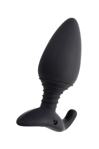 Анальная втулка Lovense Hush (L), силикон, черный, 12,1 см