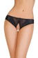 Эротические трусики Erolanta Lingerie Collection из стрейч-сетки, черные (46-48)
