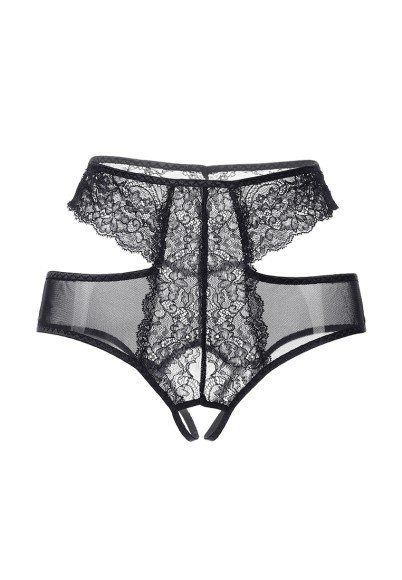 Эротические трусики Erolanta Lingerie Collection с высокой посадкой, с ажурными вырезами Эротические трусики Erolanta Lingerie Collection с высокой посадкой, с ажурными вырезами