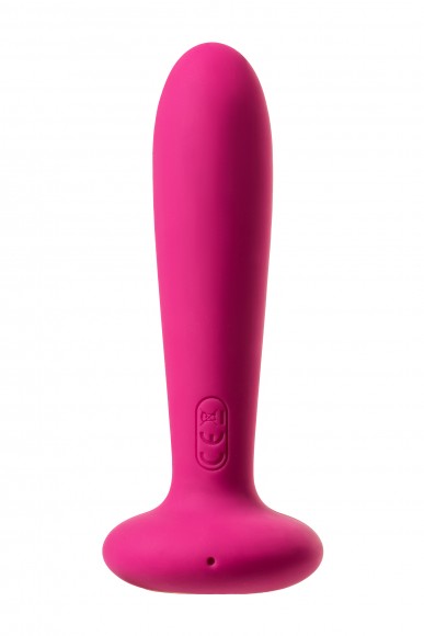 Анальная втулка Svakom Primo, подогрев, 25 режимов вибрации, силикон, красный, 12 см