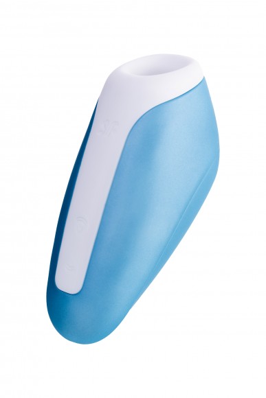 Вакуум-волновой бесконтактный стимулятор клитора Satisfyer Love Breeze, Силикон, Голубой, 9,5 см