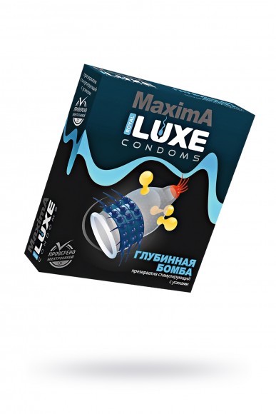 Презервативы Luxe Maxima Глубинная бомба №1