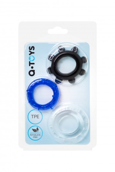 Набор колец TOYFA A-toys, TPE, 3 см Набор колец TOYFA A-toys, TPE, 3 см
