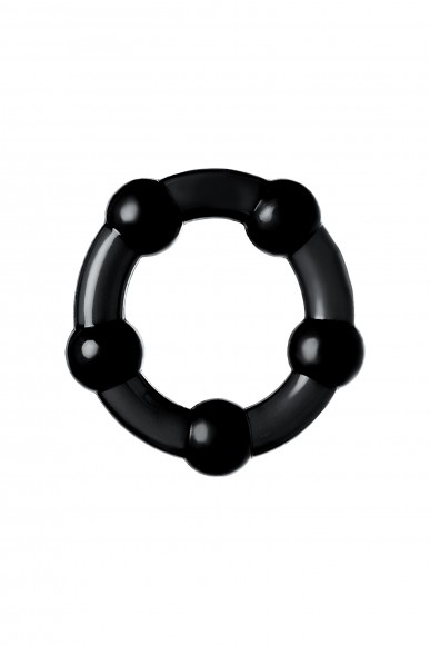Набор колец TOYFA A-toys, TPE, Черные, 3,5/3/2 см