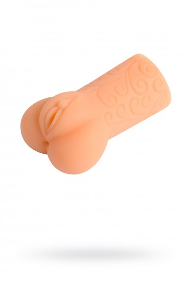 Мастурбатор реалистичный вагина+ анус, XISE, TPR, телесный, 17,5 см