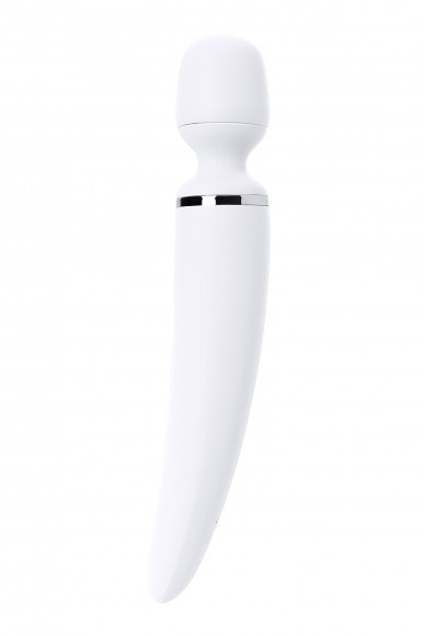 Нереалистичный вибратор Satisfyer Woman Wand , 10 режимов вибрации, ABS пластик, Белый, 34 см, 5,7 Нереалистичный вибратор Satisfyer Woman Wand , 10 режимов вибрации, ABS пластик, Белый, 34 см, 5,7