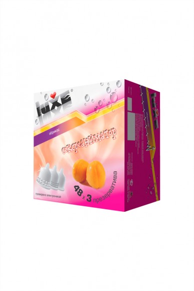 Презервативы Luxe КОНВЕРТ, Сексреаниматор, абрикос, 18 см, 3 шт. в упаковке