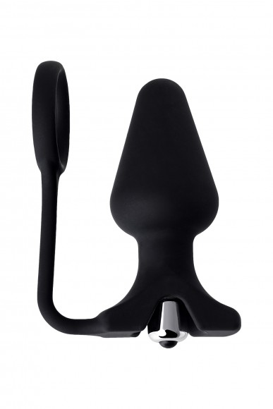 Анальная пробка с кольцом Erotist DISCOVERER, силикон, чёрный, 9 см Анальная пробка с кольцом Erotist DISCOVERER, силикон, чёрный, 9 см